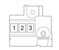Toyota Verso-S - fuse box diagram - fusible link block (diesel)
