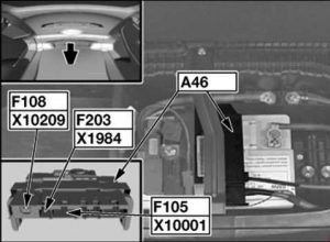 BMW 1 - fuse box diagram