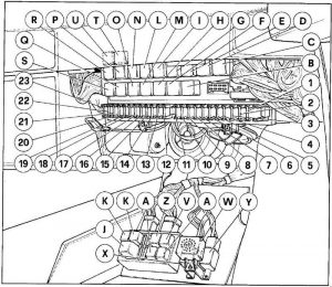 Ferrari 328 - fuse box diagram