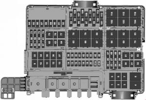 Ford F-150 - fuse box diagram - engine compartment