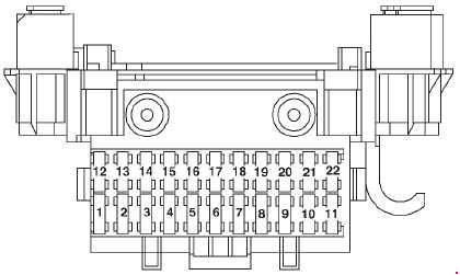 Ford Fiesta (1997 - 2002) - fuse box diagram - Auto Genius