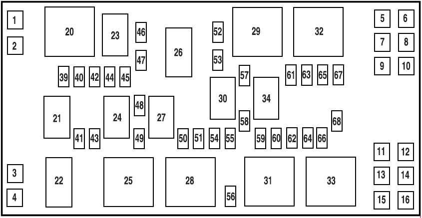 Ford Mustang 2005 2009 Fuse Box Diagram Auto Genius