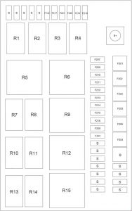 Haval H2 - fuse box diagram - engine compartment