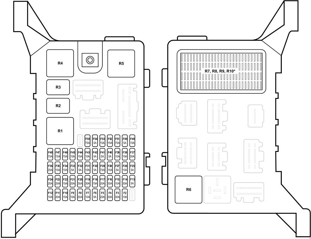 Jaguar X-type  2004 - 2009 - Fuse Box Diagram