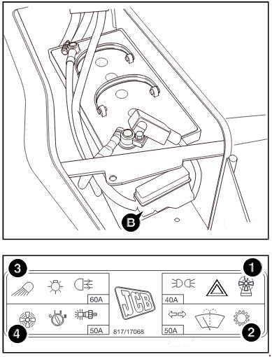 Jcb 2cx - Fuse Box Diagram