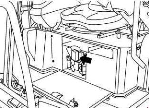 Komatsu PC14R-2 - fuse box diagram