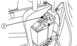 Komatsu PC14R-2 - fuse box diagram - main fuse