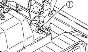 Komatsu PC25-1 - fuse box diagram - fusible link