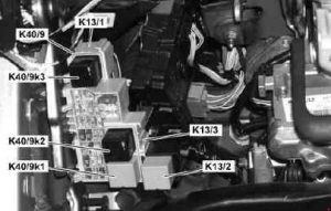 Mercedes-Benz Citan (w415) - fuse box diagram - left vehicle interior fuse box