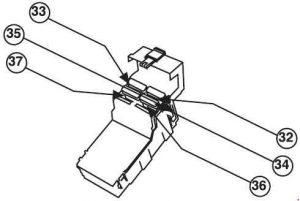 Peugeot Pars - fuse box diagram - engine compartment