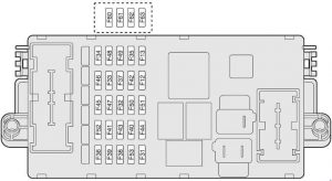 Alfa Romeo 147 - fuse box diagram - dashboard