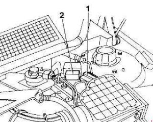 Alfa Romeo 155 - fuse box diagram - heating-ventilation system