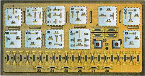 Audi 80 (B3) - fuse box diagram