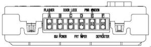 Chevrolet Epica - fuse box diagram - BCM fuse block