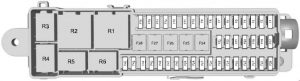 Ford Escape - fuse box diagram - luggage compartment