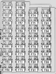 Ford Escape - fuse box diagram - passenger compartment