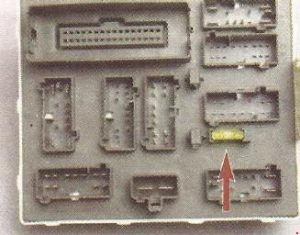 Ford Focus - fuse box diagram - passenger compartment