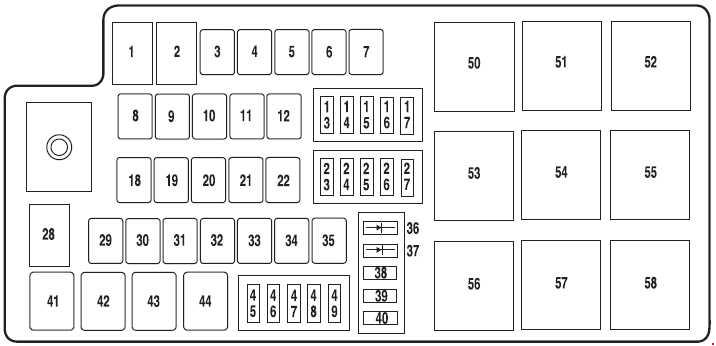 Ford Taurus X 2007 2009 Fuse Box Diagram Auto Genius