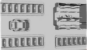 Ford Transit - fuse box diagram - passenger compartment