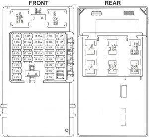 Hyundai Trajet - fuse box diagram - passenger compartment