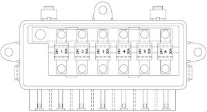 Iveco Stralis - fuse box diagram - supplementry fuses