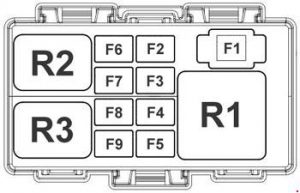 KIA Sportage3 (SL) - fuse box diagram - engine compartment - EMS BOX