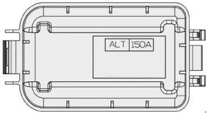 KIA Sportage3 (SL) - fuse box diagram - main box