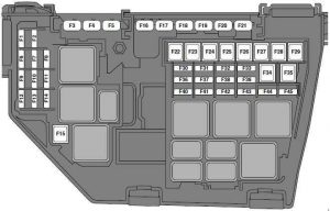 Land Rover Freelander (L359) - fuse box diagram - engine compartment