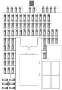 Land Rover Freelander (L359) - fuse box diagram - passenger compartment