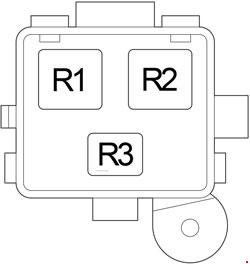 Lexus LS 430 (2000 - 2006) - fuse box diagram - Auto Genius