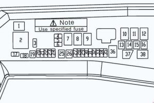 Lifan 620 - fuse box diagram - engine compartment