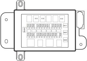 Lifan X60 - fuse box diagram - passenger compartment