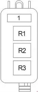 Lincoln Town Car - fuse box diagram - additional relay box