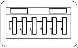 Mercedes-Benz A-Class w168 - fuse box diagram- light nodule fuse box