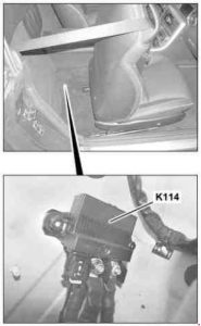 Mercedes-Benz SLK (R172) - fuse box diagram - ECO start/stop function additional battery relay