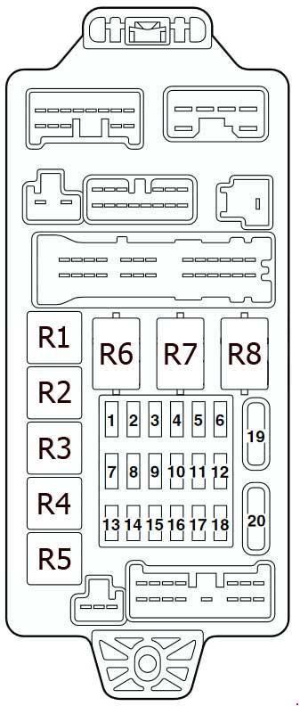 Mitsubishi Lancer 2000 2007 Fuse Box Diagram Auto Genius