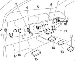 Nissan Murano (2002 - 2007) - fuse box diagram - Auto Genius