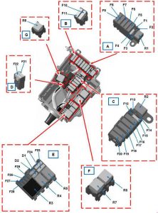 Opel Vivaro - fuse box diagram - engine compartment