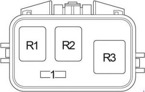 Toyota Ipsum - fuse box diagram - relay box