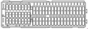 Volkswagen Caddy - fuse box diagram - fitting location of fuse holder C (C -SC-)