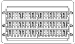 Volkswagen Crafter - fuse box diagram Fuses (SD) on fuse holder D, under driver seat,