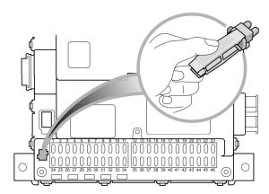 MG 6 - fuse box diagram - passenger compartment