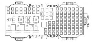 MG ZS - fuse box diagram - passenger compartment