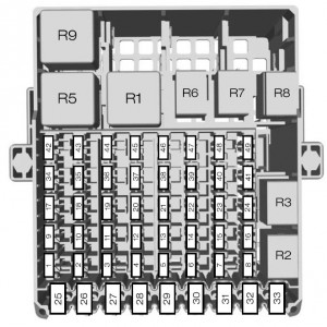 Ford Fiesta MK6 fuse box passenger junctionv2