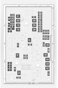 Vauxhall Astra 6th Generation (Astra J) (from 2014) - fuse ... astra h rear fuse box 