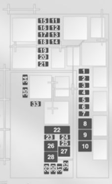 Opel Corsa D (2010 -2014) - bezpieczniki schemat - Auto Genius vauxhall zafira a fuse box diagram 