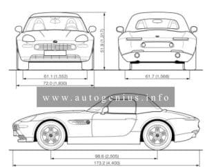 BMW Z8 (E52; 1999 - 2003) - vehicle specification