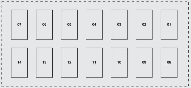 Fiat Grande Punto (2006 - 2012) - fuse box diagram - Auto ... fiat punto fuse box location 