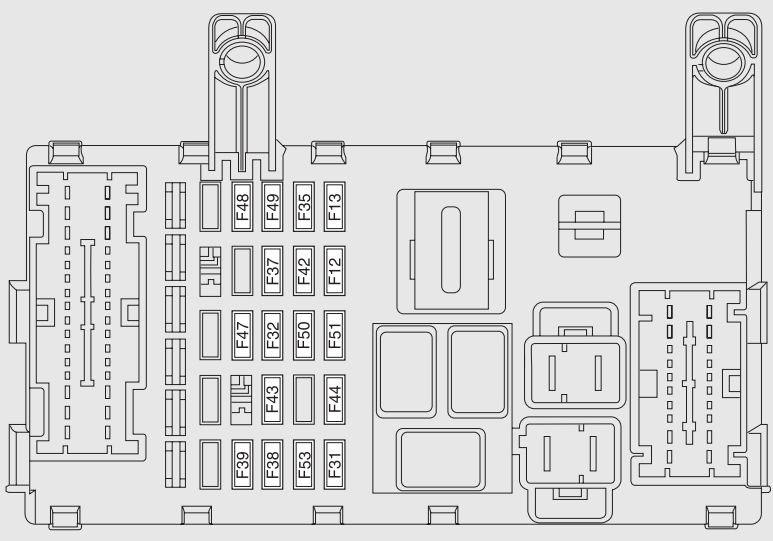 Fiat Strada (2007 - 2017) - fuse box diagram - Auto Genius