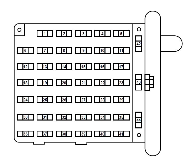 Ford E-Series E-150 E150 E 150 (1998 - 2001) – fuse box ... 98 e150 starter wiring 